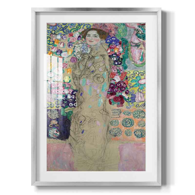 Gustav Klimt - impression encadrée, Argent