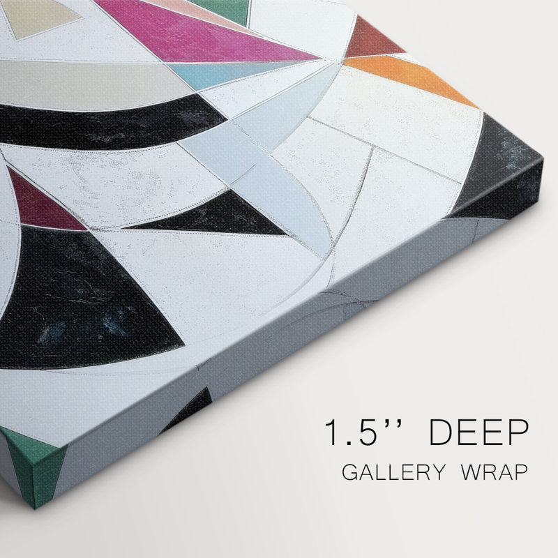 Abstract Series 1 #XXXV-Gallery Wrapped Canvas, 16" H x 32" W