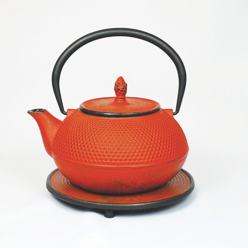 Cloelia 1.2 L Stovetop Safe Teapot, Chimney Red