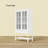 Stylish Wine Bar Cabinet With 3 Fixed Shelves-2142428979