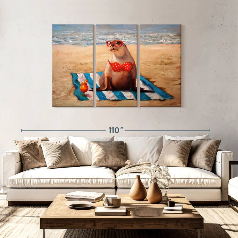Brampt Beached, 48" H x 74" W