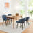 Yandier 19.1" Wide Fabric Dining Chairs (Set of 2) - Upholstered Seats, Modern Comfort​-1680163051