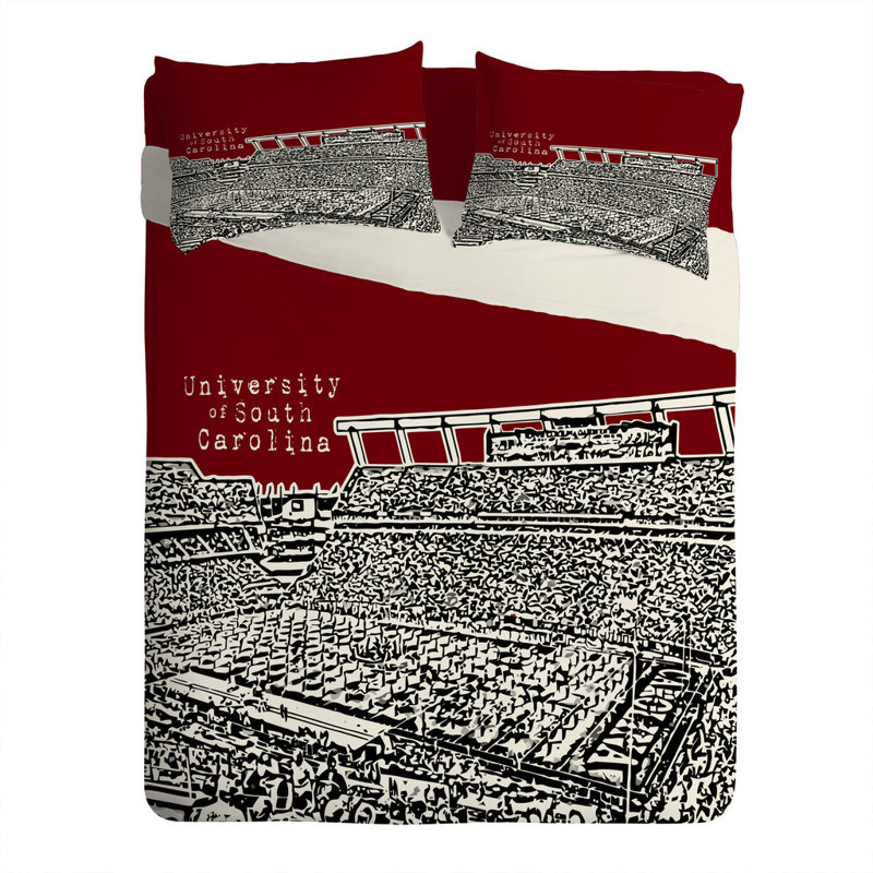 Taie d'oreiller Bird Ave University of South Carolina, Standard