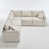 Tissu beige sélectionné