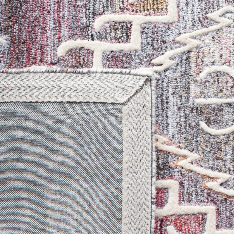 Metro Hand Tufted Wool And Cotton With Latex Southwestern Rug, Rectangle 5' x 8'