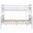 Twin Over Full Bunk Bed With Ladder And Safety Guardrail-1880154601