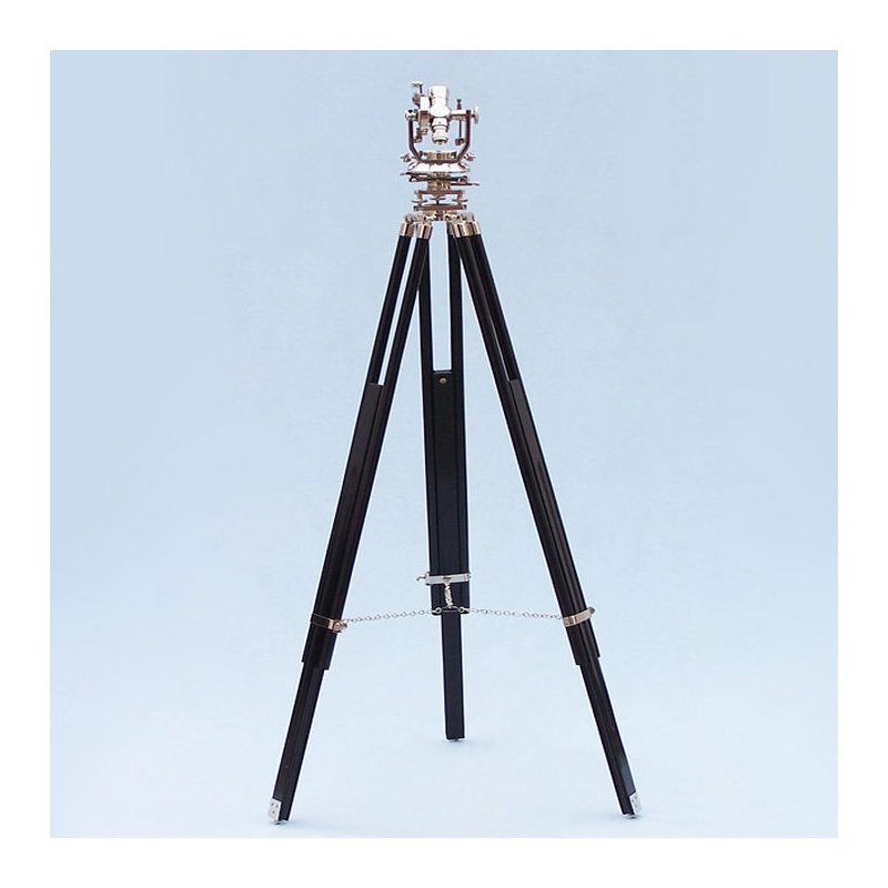 Sculpture theodolite floor floor, Chrome
