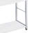 Chrome 4-Tier Rectangular Bookshelf (Bookshelf)-947006947