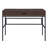 Oak And Black 1-Drawer Writing Desk With USB Port-1819971411