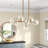 Statham 9 - Light Antique Brass Kitchen Island Pendant
