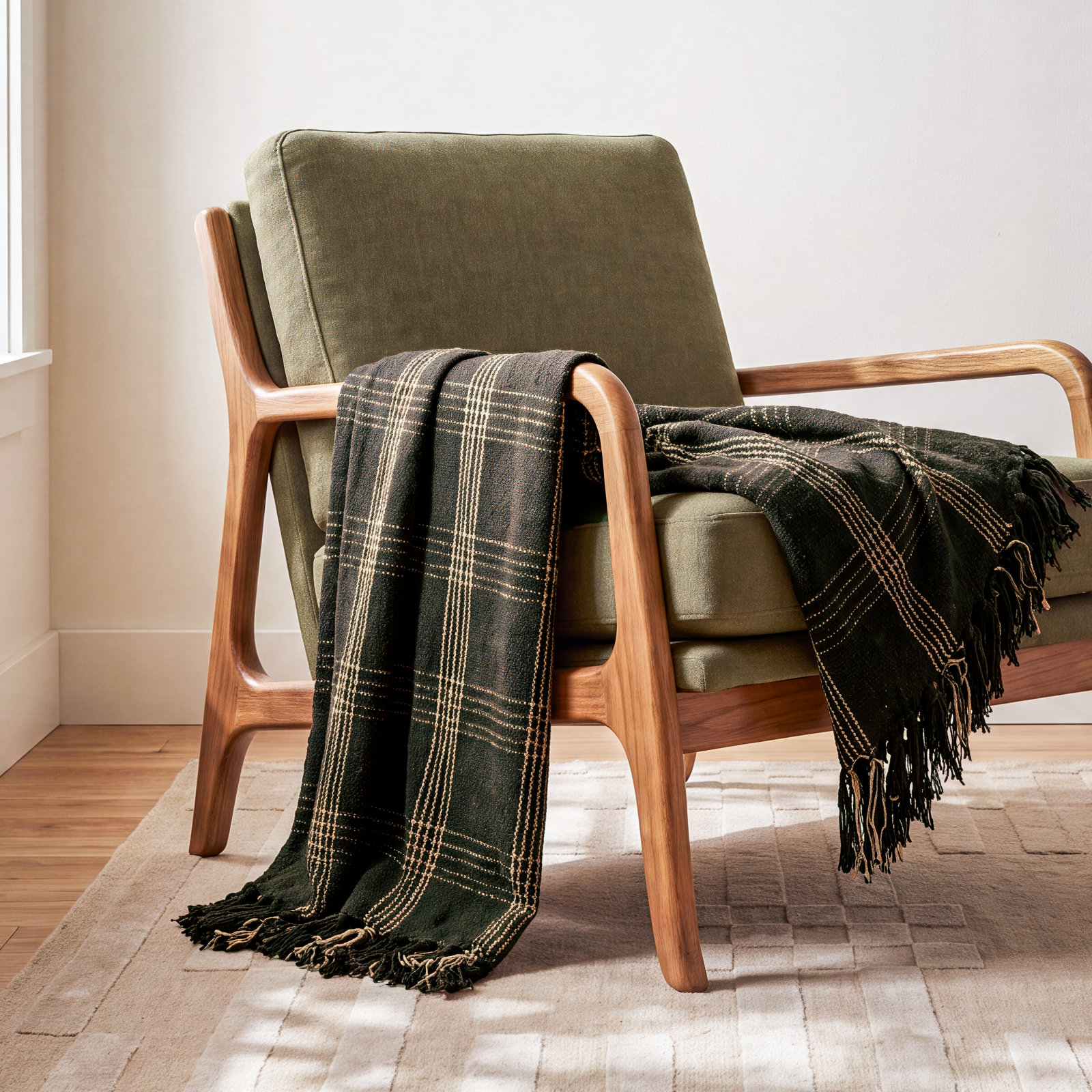 Eunice Cotton Blend Throw Blanket