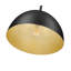 Luminaire suspendu 1 lumière noir mat Alyvia-123223086