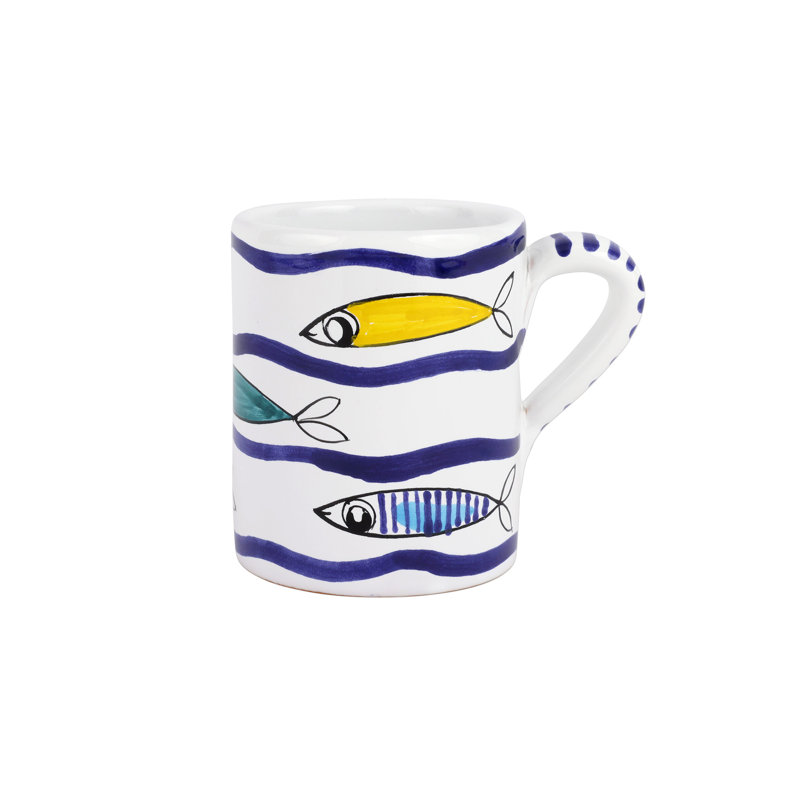 Pesce Pazzo Earthenware Mug