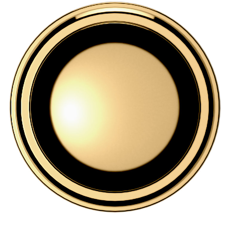 4456 Severin Fayerman Collection Knob, Non-lacquered Brass