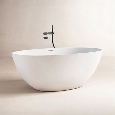 Forma 55" Solid Surface Soaking Bathtub