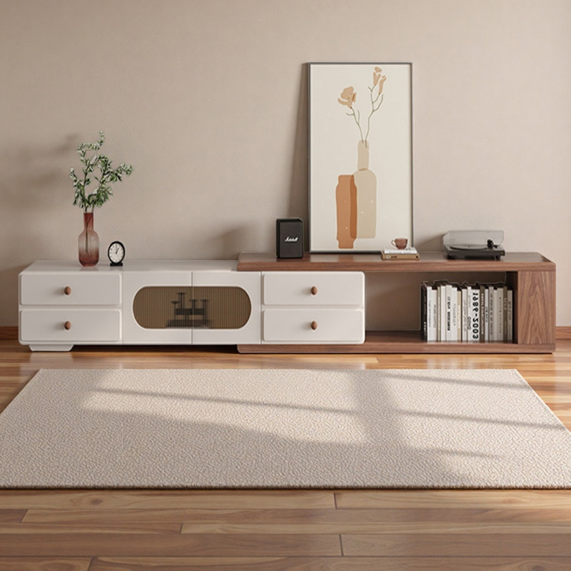 Extendable Wood TV Stand
