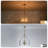 5-light Drum Chandeliers With Textured Glass -844178651
