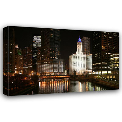 Chicago River at Night