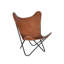 Fauteuil papillon brun clair-1874210750