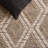 Kentshire Hand Woven Wool/Cotton Geometric Rug in Beige-699991995