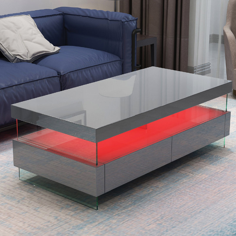 Table basse Selda, gris