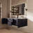 Geneva 72" Wall-Mounted Double Bathroom Vanity Set-87286013-112899421