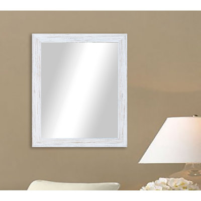 Levon Solid Wood Flat Wall Mirror