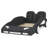 Race Car-Shaped Platform Bed With Wheels-579536317