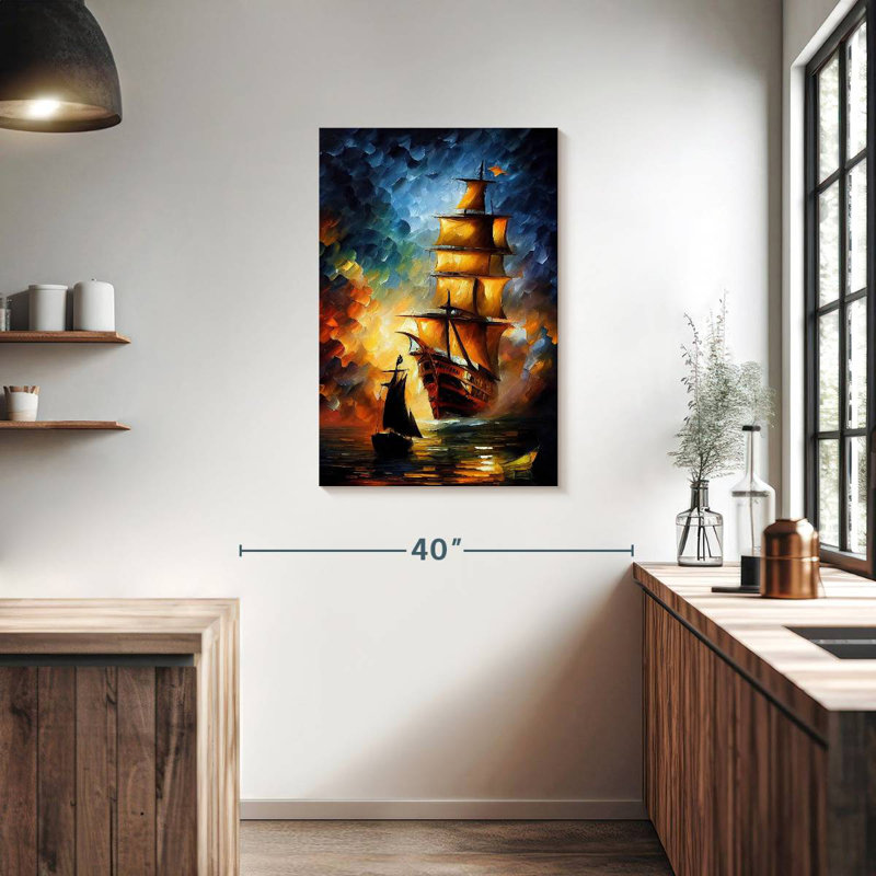 Bateau pirate Aletra, H 36 po x l 24 po