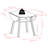 Darrens Table 5-pc Drop Leaf Dining Table With 4 Renaissance Chairs, Walnut-350527904