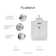 Hartford 30" Carrara White Marble Countertop Bath Vanity in Pure White with Faucet and Mirror