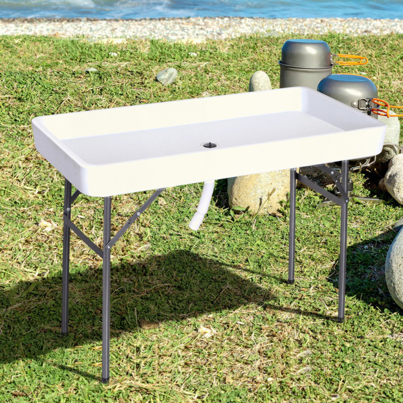 Table de nettoyage pliable portative 4pi