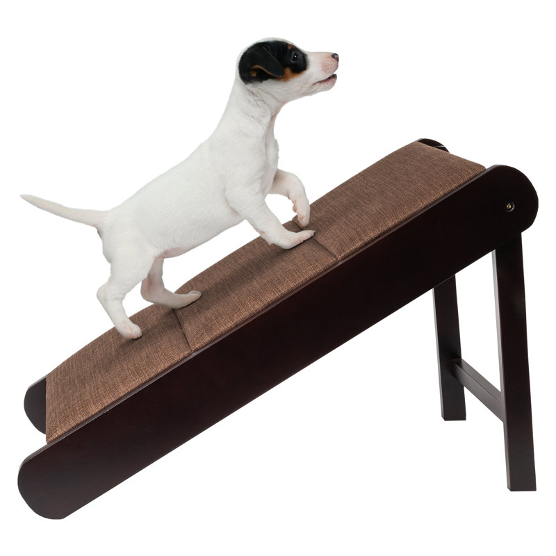  Rampe pour animal de compagnie pliable en bois PETMAKER, Acajou