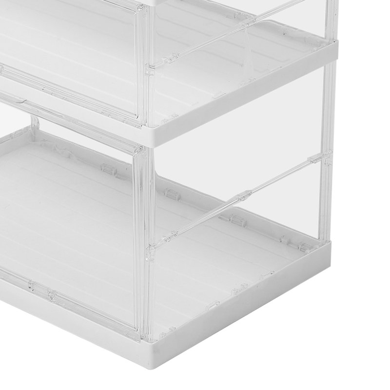 4 Pair Stackable Shoe Storage Box