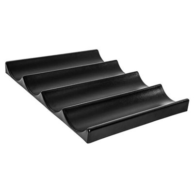 Rehausseur de banane en plastique noir à 4 étapes Marco Company - WS-568VEG108BK