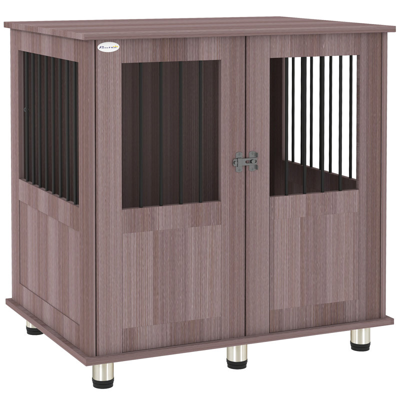 Furniture Style Crate with 2 Doors, 75cm H x 85cm W x 55cm D