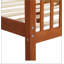 Lit plateforme en bois avec tête et pied de lit-39263614