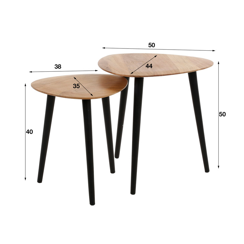 Side table set/2 lore