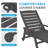 Grzedzinska Reclining Outdoor Lounge Adirondack Chair-1990471272