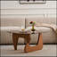 Bronte avec plateau en verre et pieds robustes-131431001