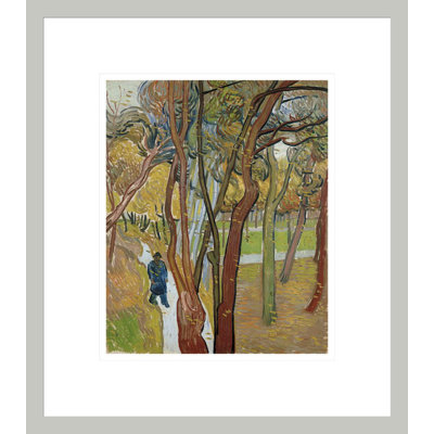 «The Garden of Saint Paul's Hospital» par Vincent van Gogh, impression giclée encadrée