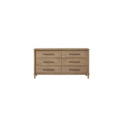 Commode à 6 tiroirs Casual finition sable