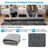 9 ft x 12 ft Soft Fluffy Area Rug,Plush Memory Foam Rug with Non-Slip Backing-1842490193-1842490194