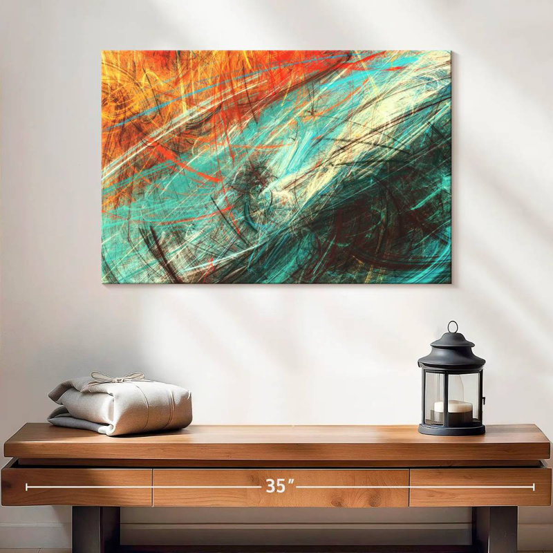 «Avery Elemental Clash Abstract», H 16 po x l 24 po