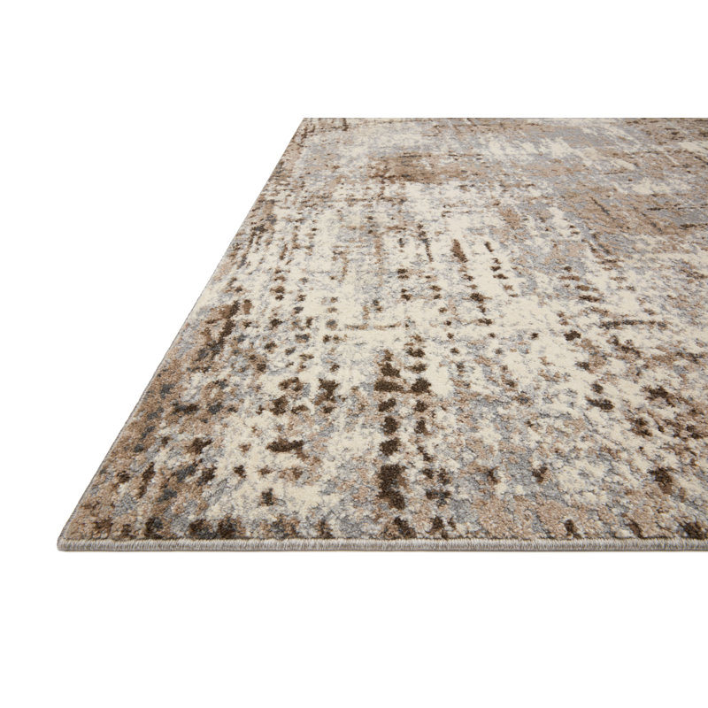 Berngerus Abstract Indoor Rug, Rectangle 5'3" x 7'7"