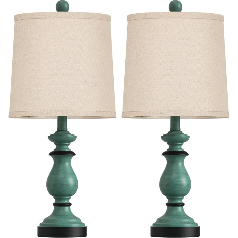 Ensemble de 2 lampes de table traditionnelles