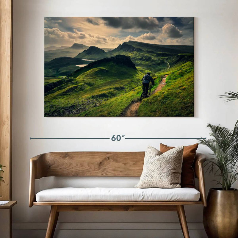 Sireci Mountain Biking Trail, 34" H x 51" W