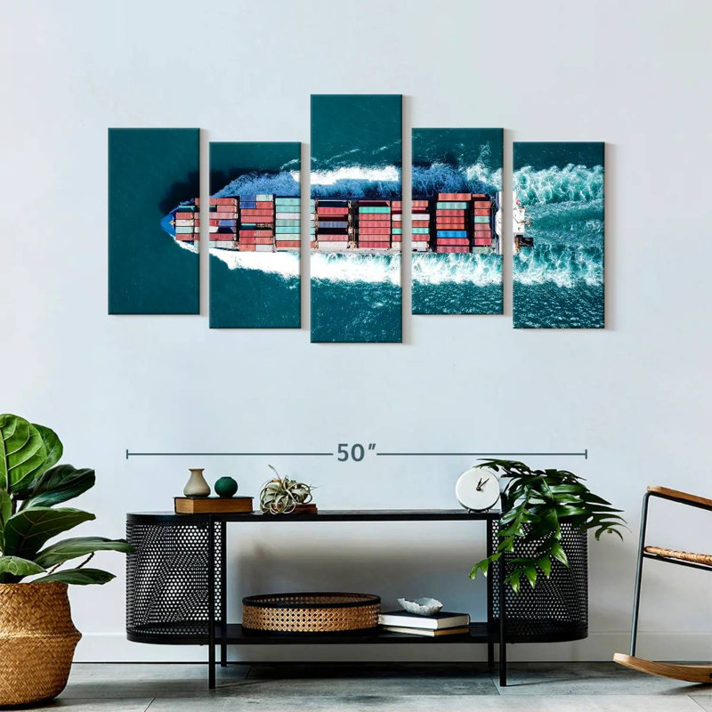 Mehar Metal Ship, 27" H x 54" W