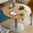 Burlywood Round Solid Wood Dining table