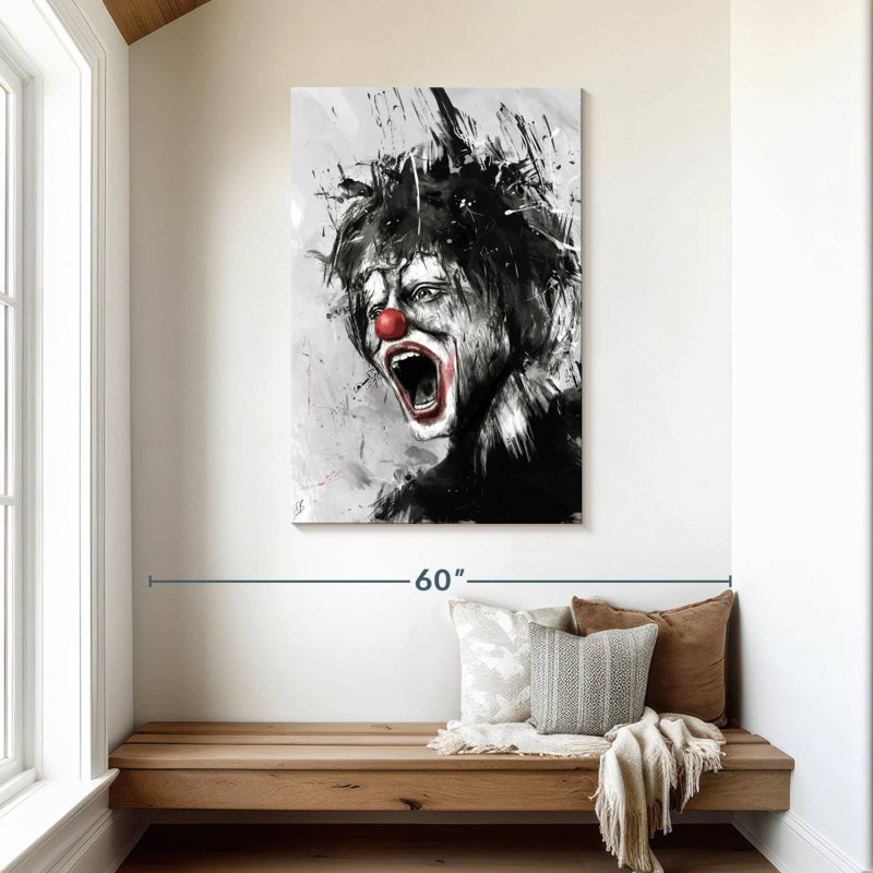Kelan le clown, H 45 po x l 30 po